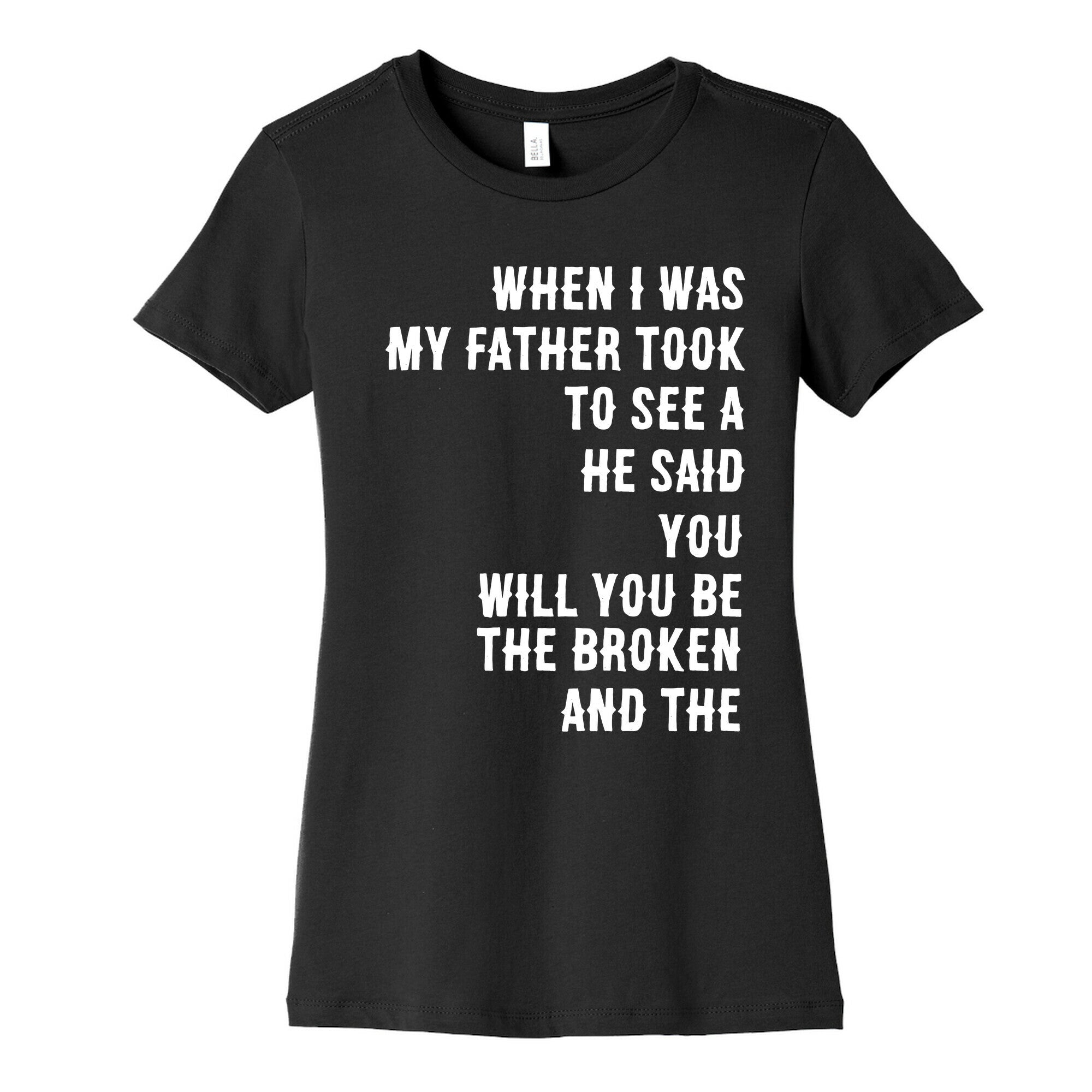 When I Was a Young Boy (1 of 2 pair) Women's Cotton Tee